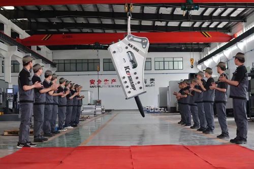 Latest company case about KEISHARP KS750 Hydraulic Breaker On-Site Delivery Ceremony