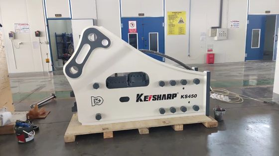 KS450 Side Type Rock Hydraulic Breaker Machine 190mm Chisel Diameter