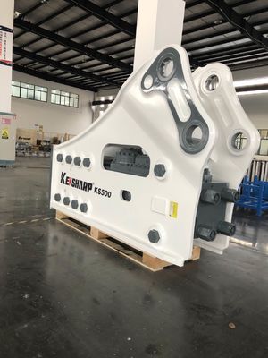 KS500 Hydraulic Excavator Breaker Side Type 195mm Chisel Diameter