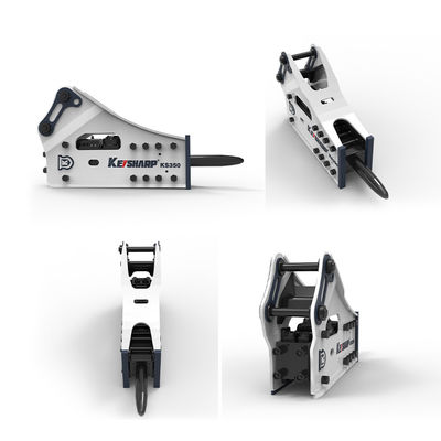 KS350 Side Type Hydraulic Breaker 165mm Chisel 150-300bpm Excavator Rock Breaker