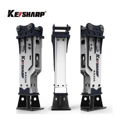 KS550 200mm Chisel Box Type Excavator Hydraulic Breakers For Mining / Metallurgy