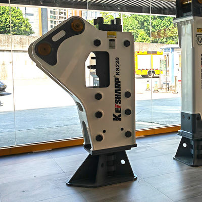 KS220 Side Type Hydraulic Breaker 140mm Chisel Diameter 400-550bpm for 20-27 Ton Excavator