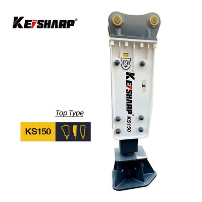 Hydraulic Top Type Hydraulic Breaker / Cap Mounted Breaker With 1373mm Chisel Length