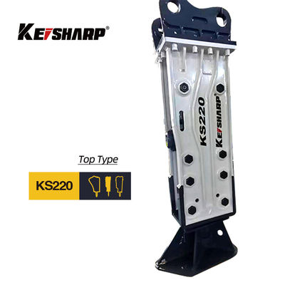 Hydraulic Top Mounted Breaker Compatible With 20-27ton Excavators 1660mm Chisel