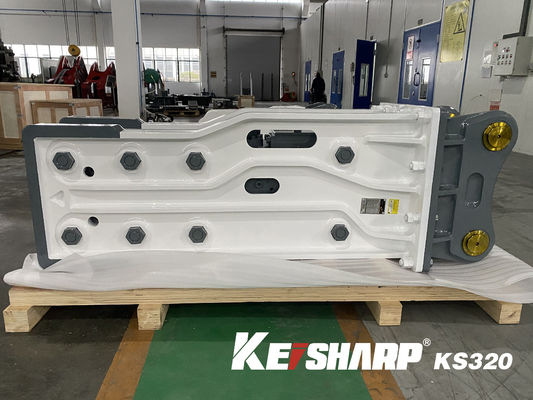 KS320 Top Type Hydraulic Excavator Breaker Machine 155mm Chisel Diameter