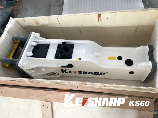 OEM KS60 Silenced Type Hydraulic Breaker For 4-8 Ton Excavator