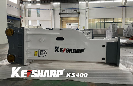 KS400 Silenced Type Hydraulic Breaker 175mm Chisel Diameter Suitable 40~50 Ton Excavator