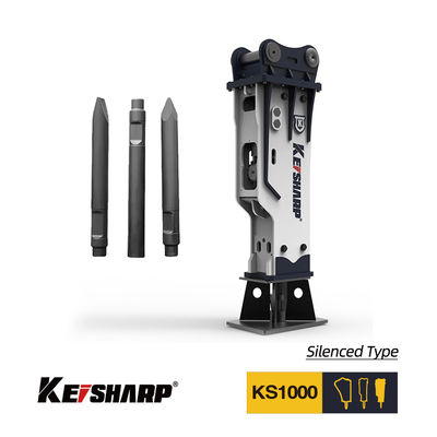 KS1000 Box Type Hydraulic Breaker 255mm Chisel Diameter For 90-160 Ton Excavator
