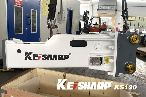 KS550 200mm Chisel Box Type Excavator Hydraulic Breakers For Mining / Metallurgy