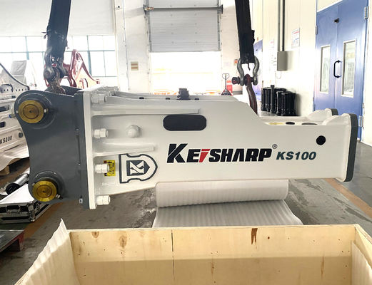 KS550 200mm Chisel Box Type Excavator Hydraulic Breakers For Mining / Metallurgy