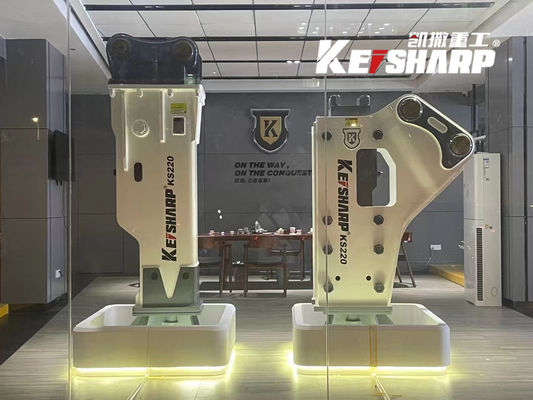 KS220 Silenced / Side / Top Type Hydraulic Breaker Hammer For Excavator