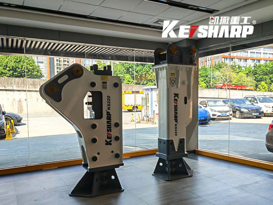KS220 Silenced / Side / Top Type Hydraulic Breaker Hammer For Excavator