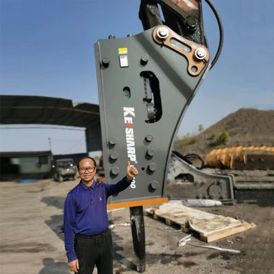 Alloy 50-60Ton Excavator Hammer Hydraulic Rock Breaker for Core Components Bearing