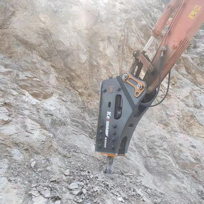 Condition CE Certified 140mm Alloy Irregular Shape Chisel Guide Hydraulic Breaker