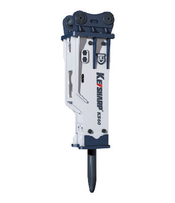 KS60 Silenced Type Hydraulic Excavator Breaker 53mm Chisel Diameter