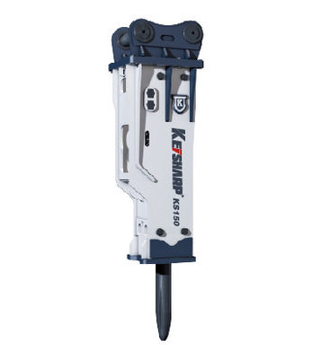KS150 Silenced Type Hydraulic Excavator Breaker 100mm Chisel Diameter