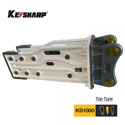 160-180 Bar Top Type Breaker For 20-27ton Excavator 140mm Chisel Diameter