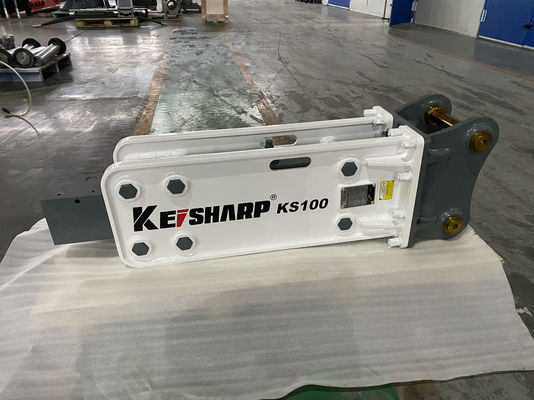 390 Kg Top Mounted Breaker 75mm Chisel Diameter For 6-8.5ton Excavator