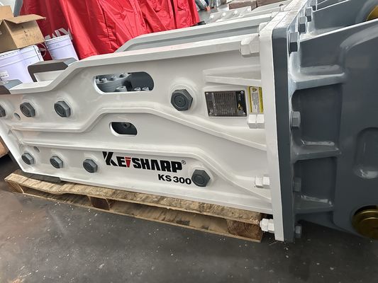 KS300 Top Type Hydraulic Breaker 190mm Chisel Diameter 1350mm Chisel Length