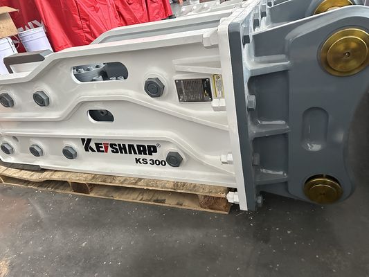KS300 Top Type Hydraulic Breaker 190mm Chisel Diameter For 400-550bpm