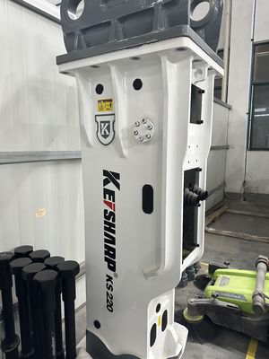 KS220 Box Type Hydraulic Breaker For 16-22 Ton Excavator 140mm Chisel Diameter