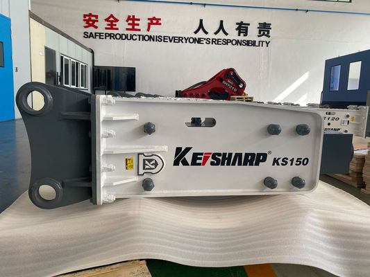 KS150 Top Type Rock Hydraulic Breaker Machine 100mm Chisel Diameter