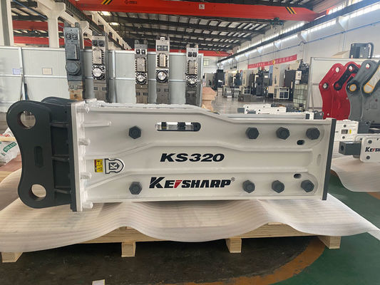 KS320 Top Type Rock Hydraulic Breaker Machine 155mm Chisel Diameter