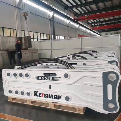 KS550 Top Type Rock Hydraulic Breaker Machine 200mm Chisel Diameter