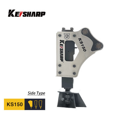 KS150 Side Type Hydraulic Breaker 100mm Chisel Diameter 350-700bpm Hydraulic Hammer For Excavator