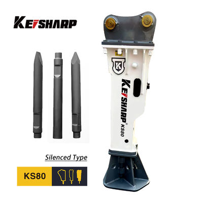 KS220 Top Type 140mm Chisel Excavator Stone Breaker Machine ISO Approved