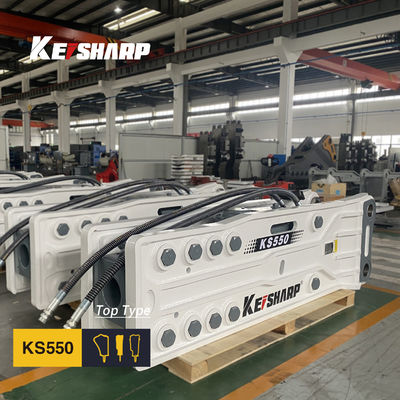 KS550 Top Type Rock Hydraulic Breaker Machine 200mm Chisel Diameter