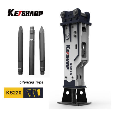 KS220 Box Type Rock Hydraulic Breaker Machine 140mm Chisel Diameter
