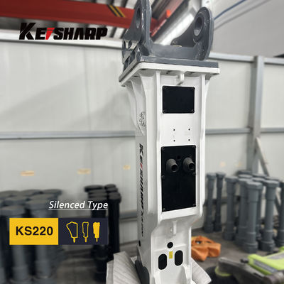 KS220 Box Type Rock Hydraulic Breaker Machine 140mm Chisel Diameter