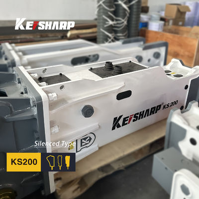 KS200 Top Type Hydraulic Breaker 135mm Chisel Diameter For 18-22 Ton Excavator