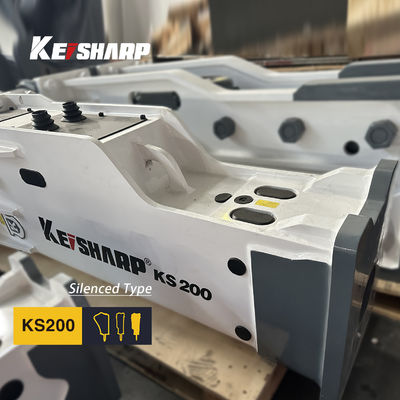 KS200 Top Type Hydraulic Breaker 135mm Chisel Diameter For 18-22 Ton Excavator