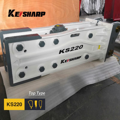 KS220 Top Type Rock Hydraulic Breaker Machine 140mm Chisel Diameter