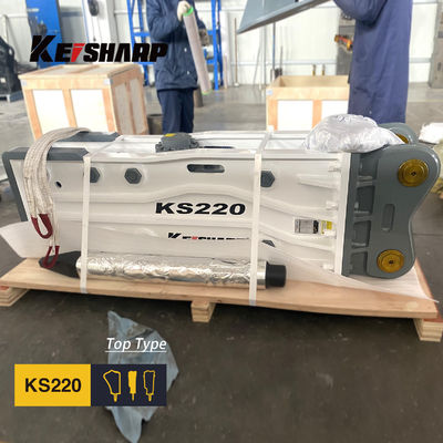 KS220 Top Type Rock Hydraulic Breaker Machine 140mm Chisel Diameter